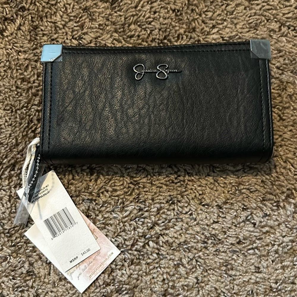 Black, Jessica Simpson, FRAN LG Wallet